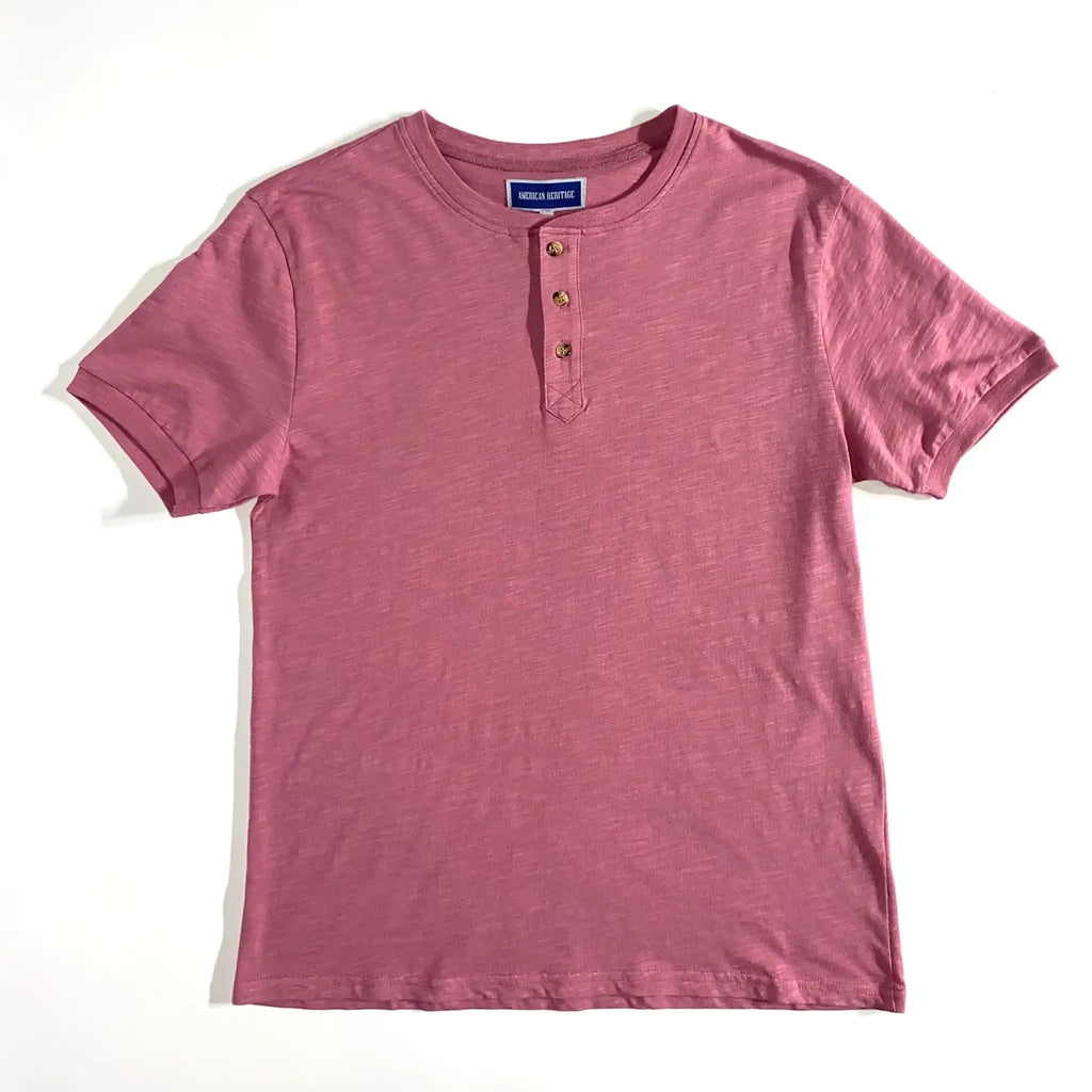 American Heritage - Henley - Fuchsia