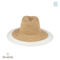 Flora Bella Allison Hat in Natural and White