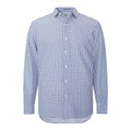 American Heritage Blue Square Performance Shirt Front View