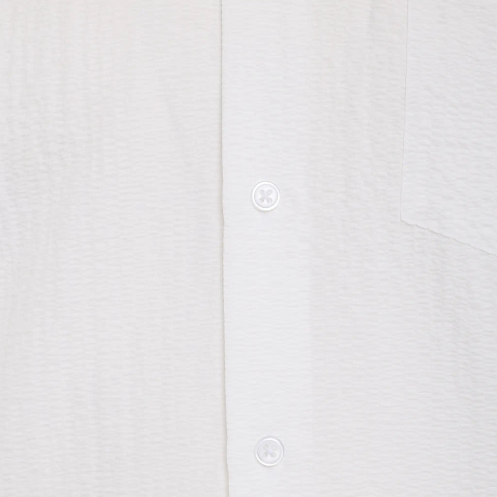 American Heritage Capitola in White Fabric Close up