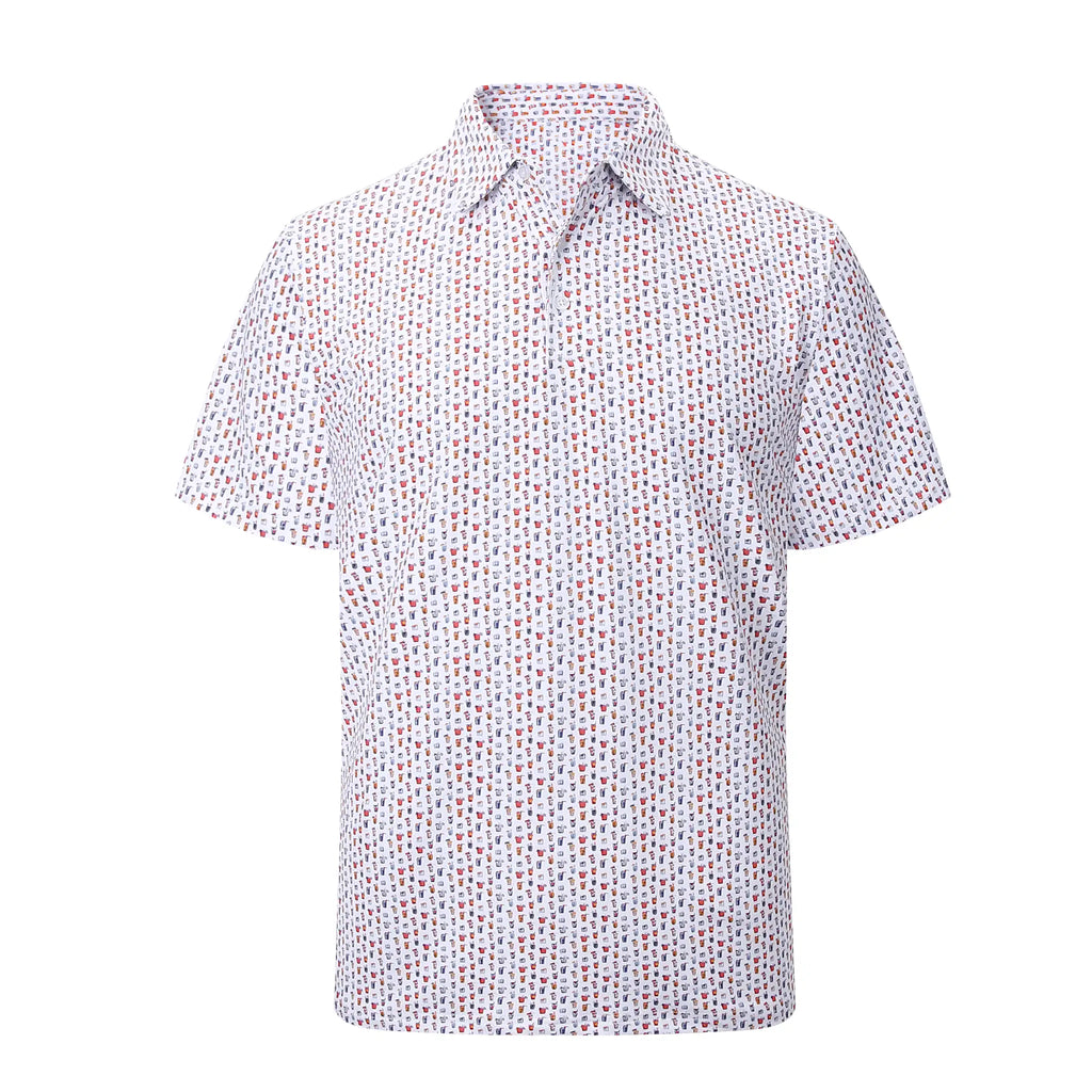 American Heritage Metropolitan Short Sleeve Shirt - Drinks Front View