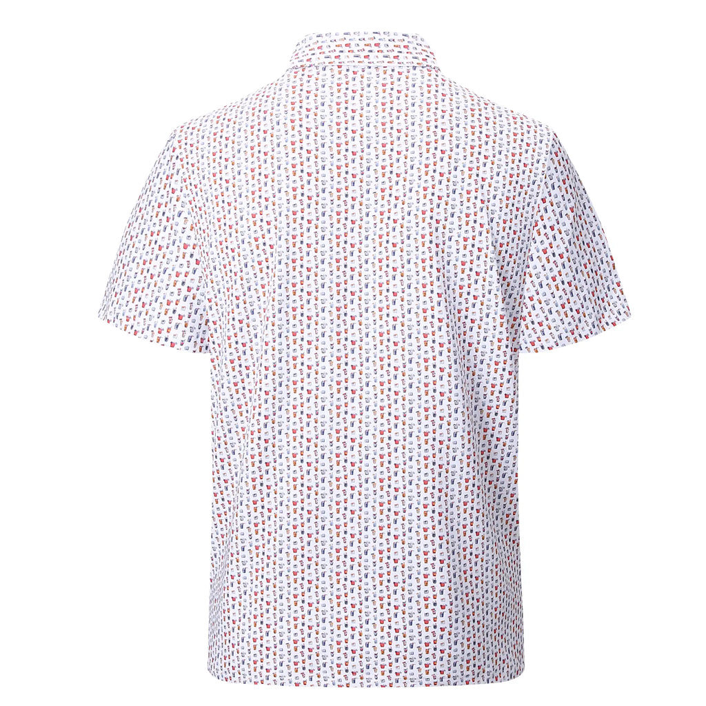 American Heritage Metropolitan Short Sleeve Shirt - Drinks Back View