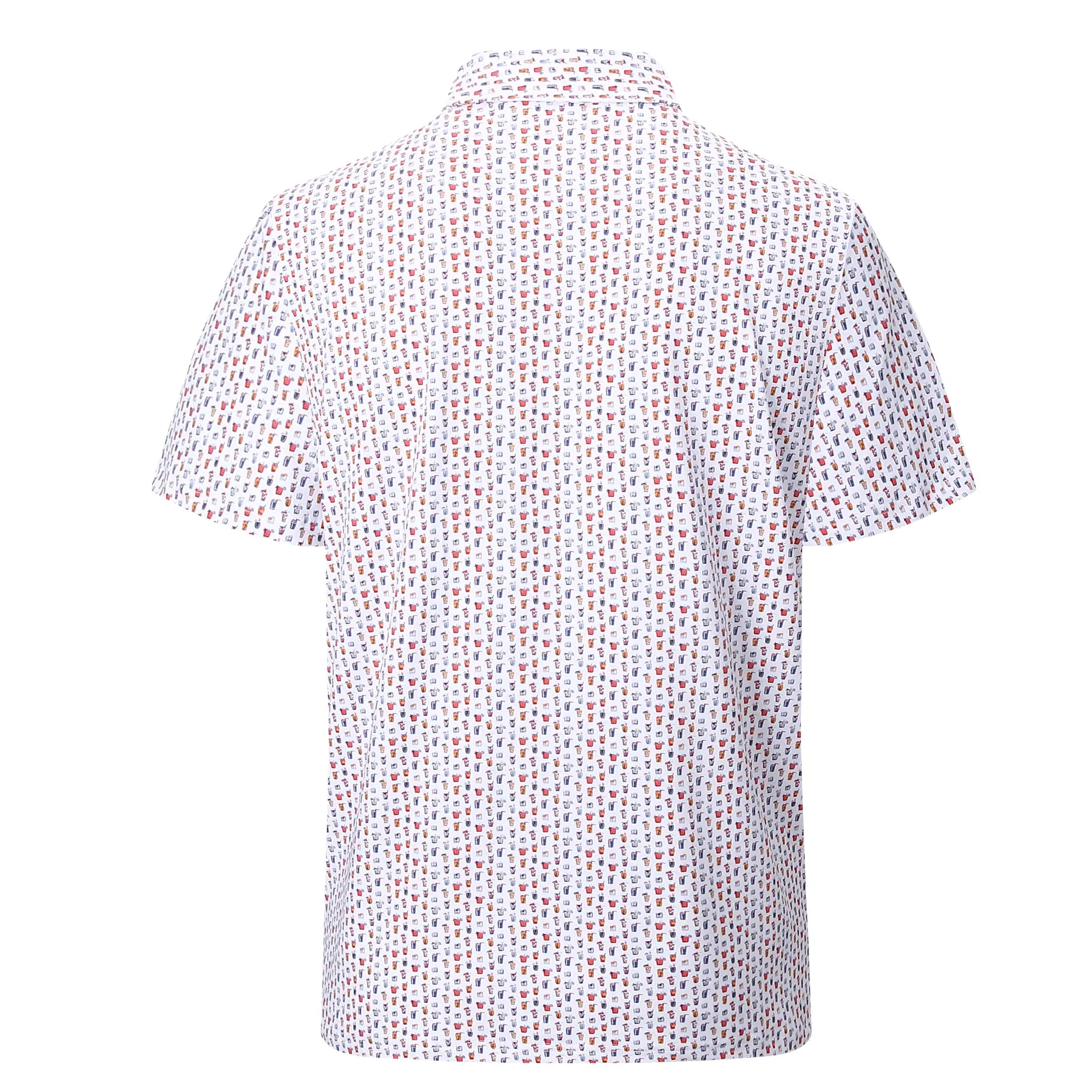 American Heritage Metropolitan Short Sleeve Shirt - Drinks Back View