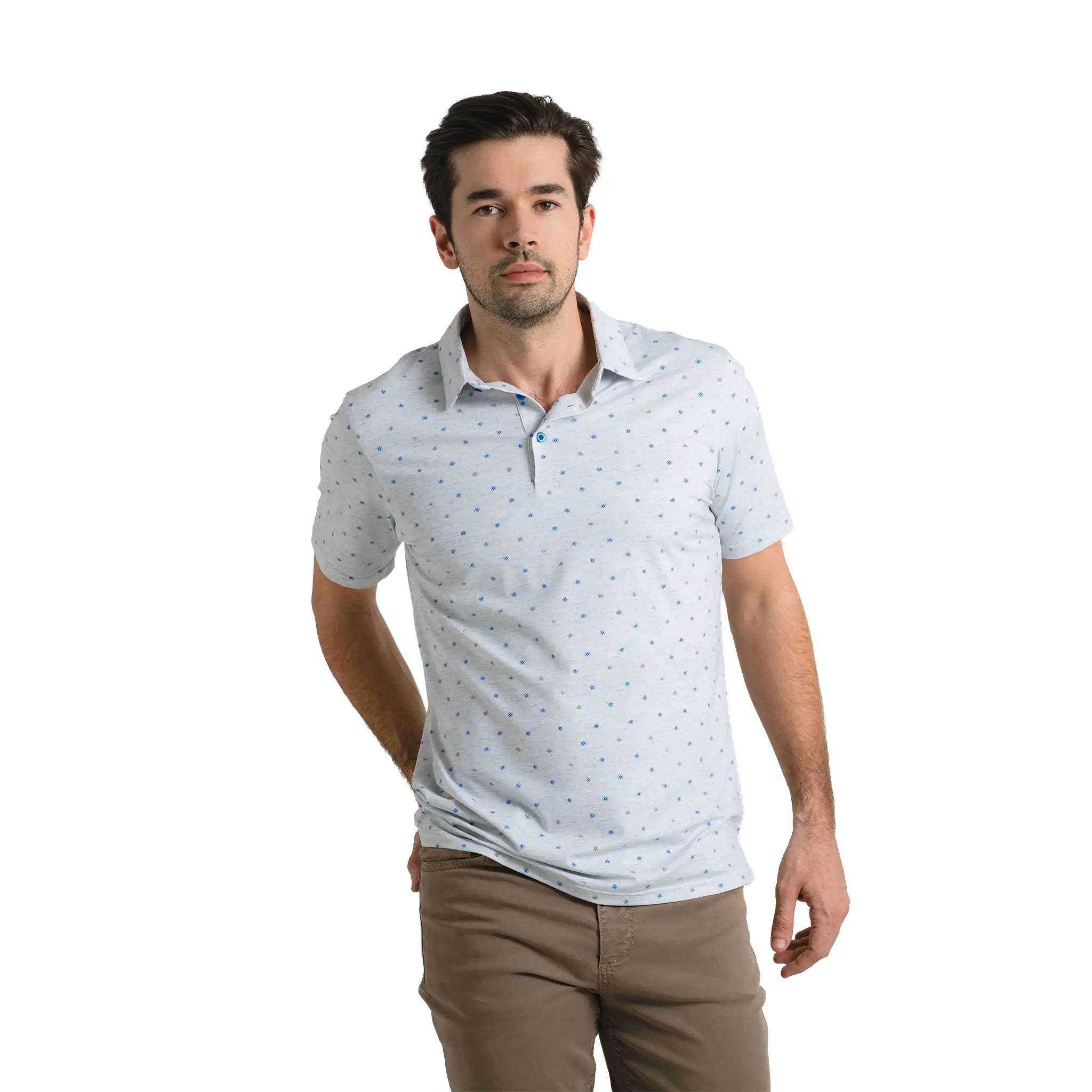 American Heritage Oakmont Performance Polo in Blueburst.