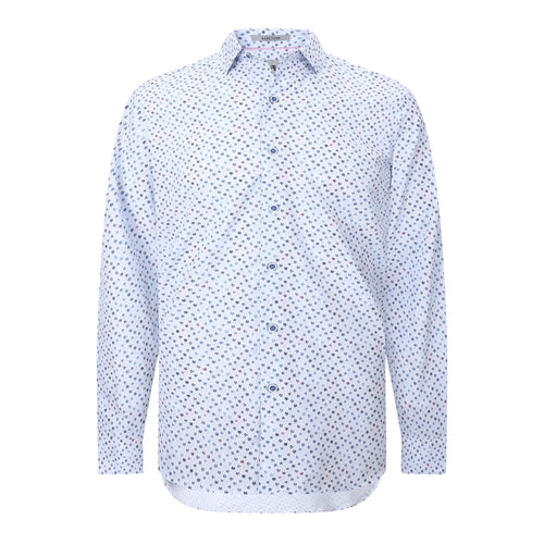 American Heritage Pacino Dress Shirt in Flower print front view.