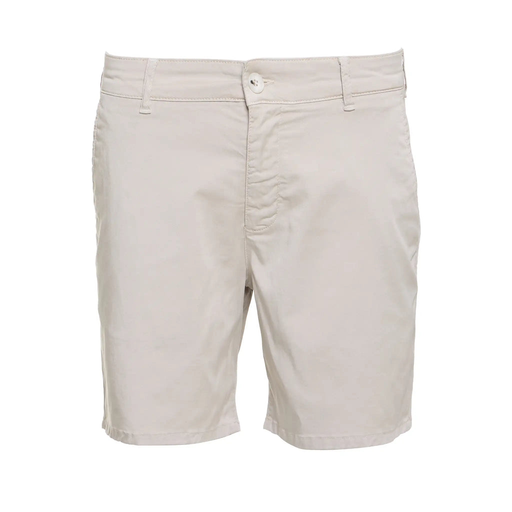 American Heritage Panorama Shorts in Stone Front View