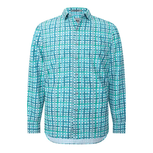 American Heritage Sky Check Performance Shirt Front View
