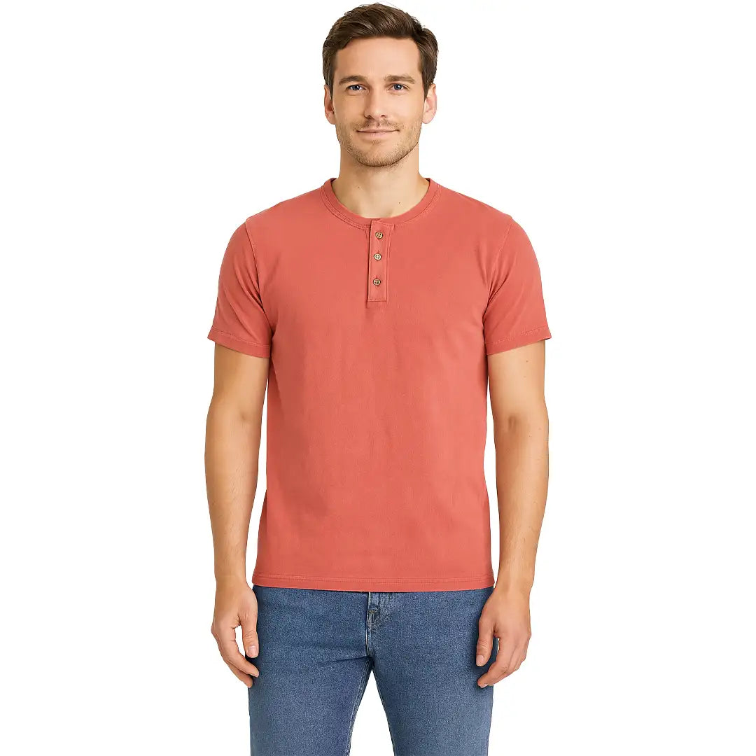 American Heritage - Henley - Coral