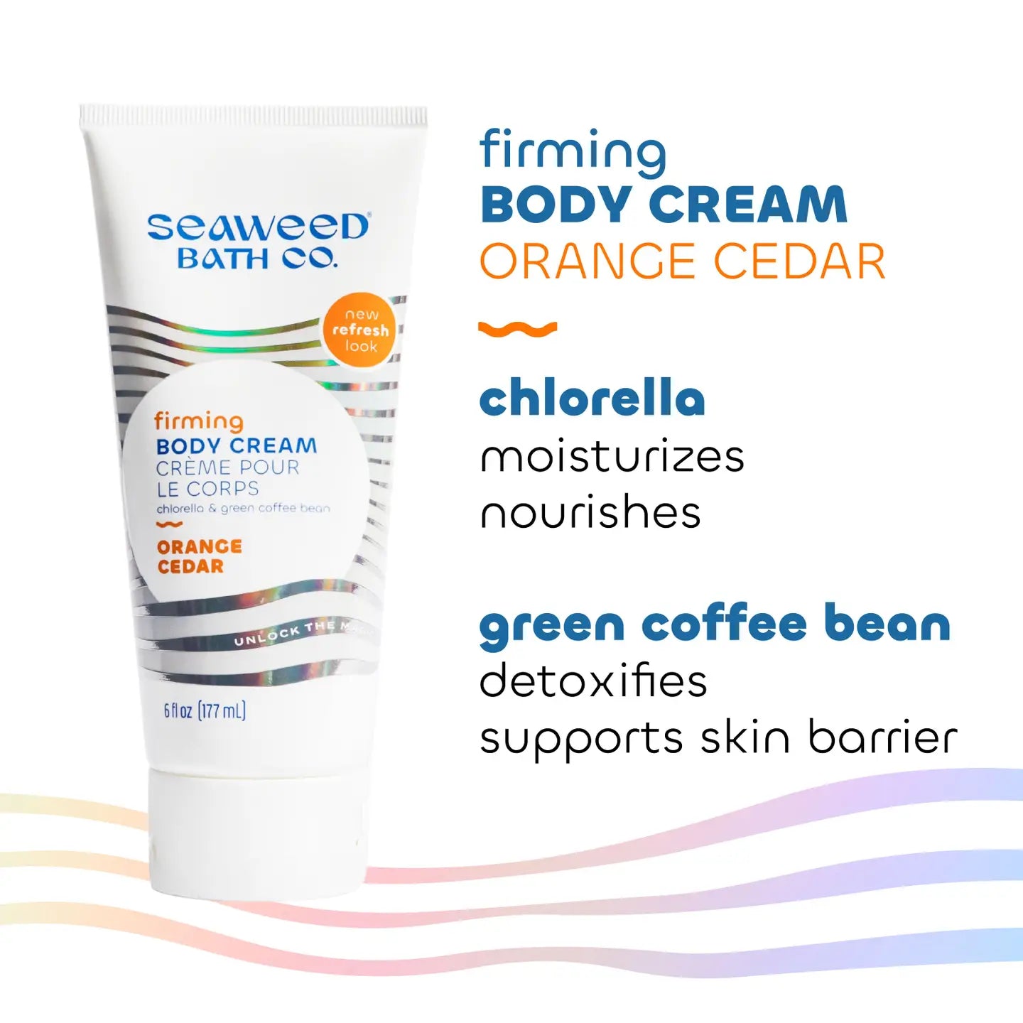 Seaweed Bath Co Firming Body Cream Orange Cedar
