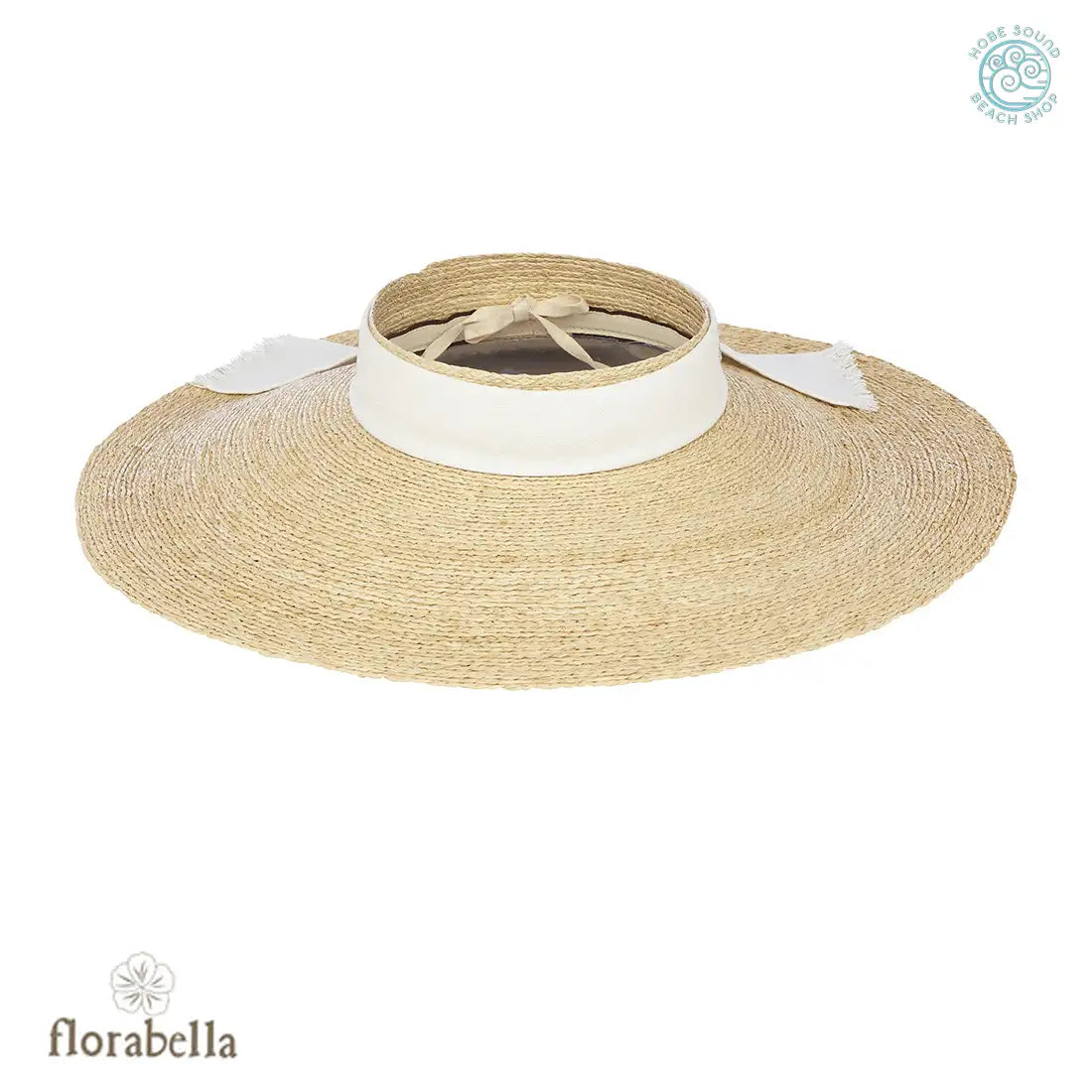 Flora Bella Jai Hat in Natural and White