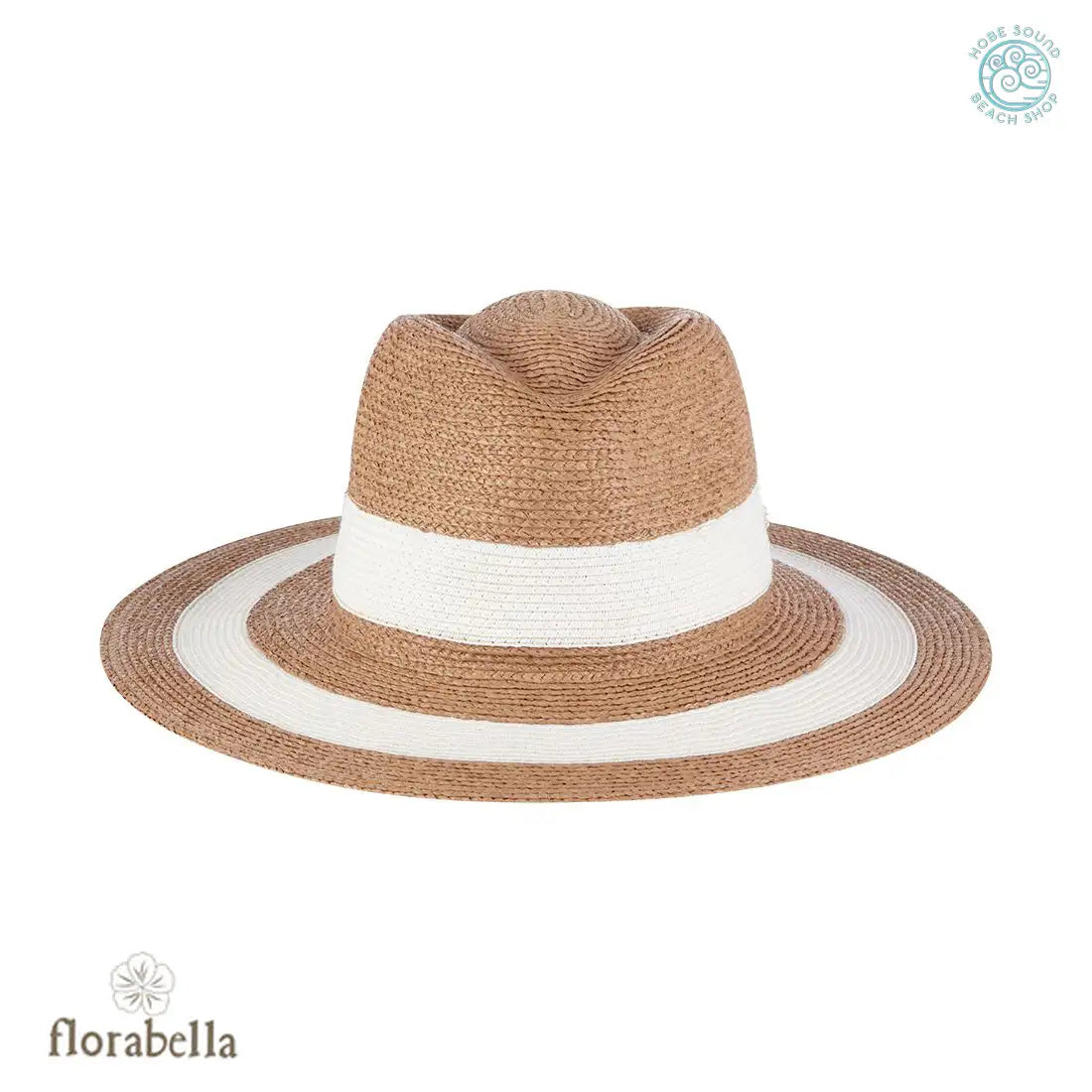 Flora Bella Katrina Sun Hat in Natural and White