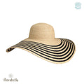 Flora Bella Laurel Sun Hat in Natural & Black