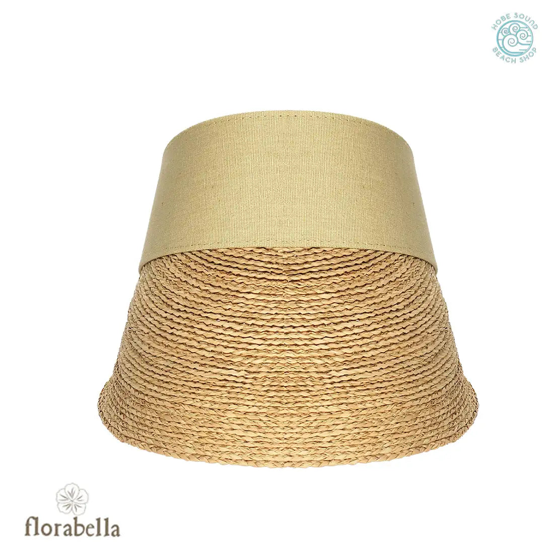 Flora Bella Tawny Sun Hat in Natural and Tan.