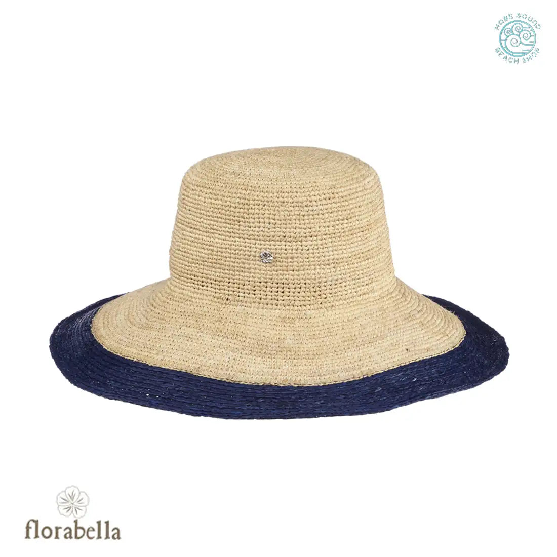 Flora Bella Lucia Sun Hat - Natural/Navy