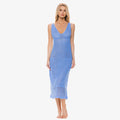 Helen Jon - Claudia Crochet Midi Dress - Peri Blue