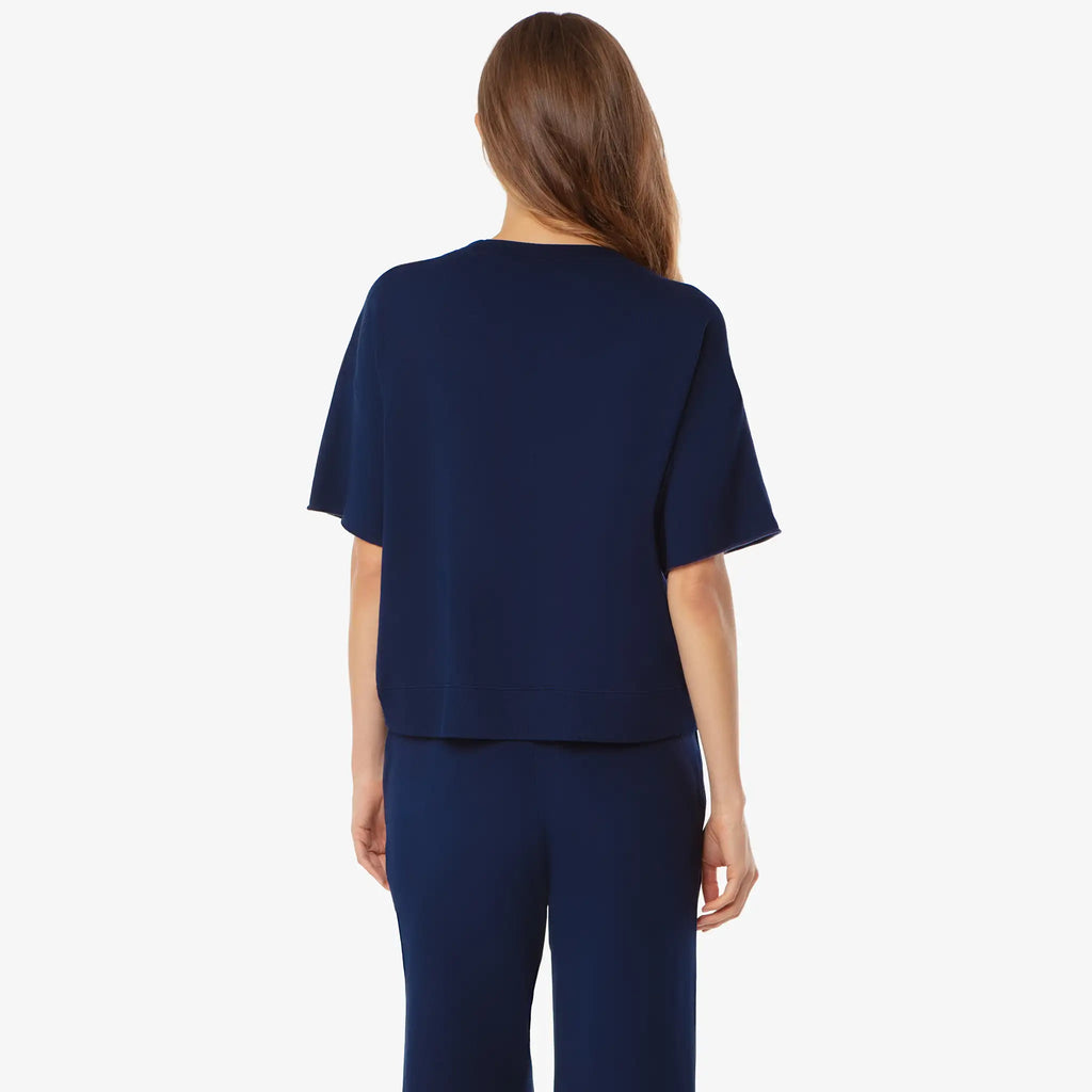 Helen Jon - Short Sleeve Pullover - Navy