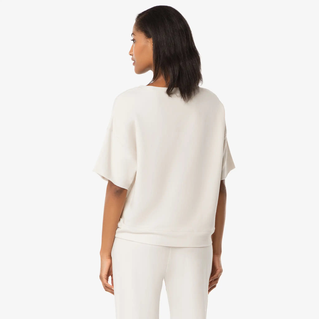 Helen Jon - Short Sleeve Pullover - Stone