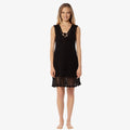 Helen Jon - Valentina Crochet Dress - Black