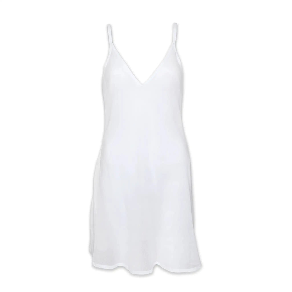 Helen Jon - V-Neck Slip Dress - White