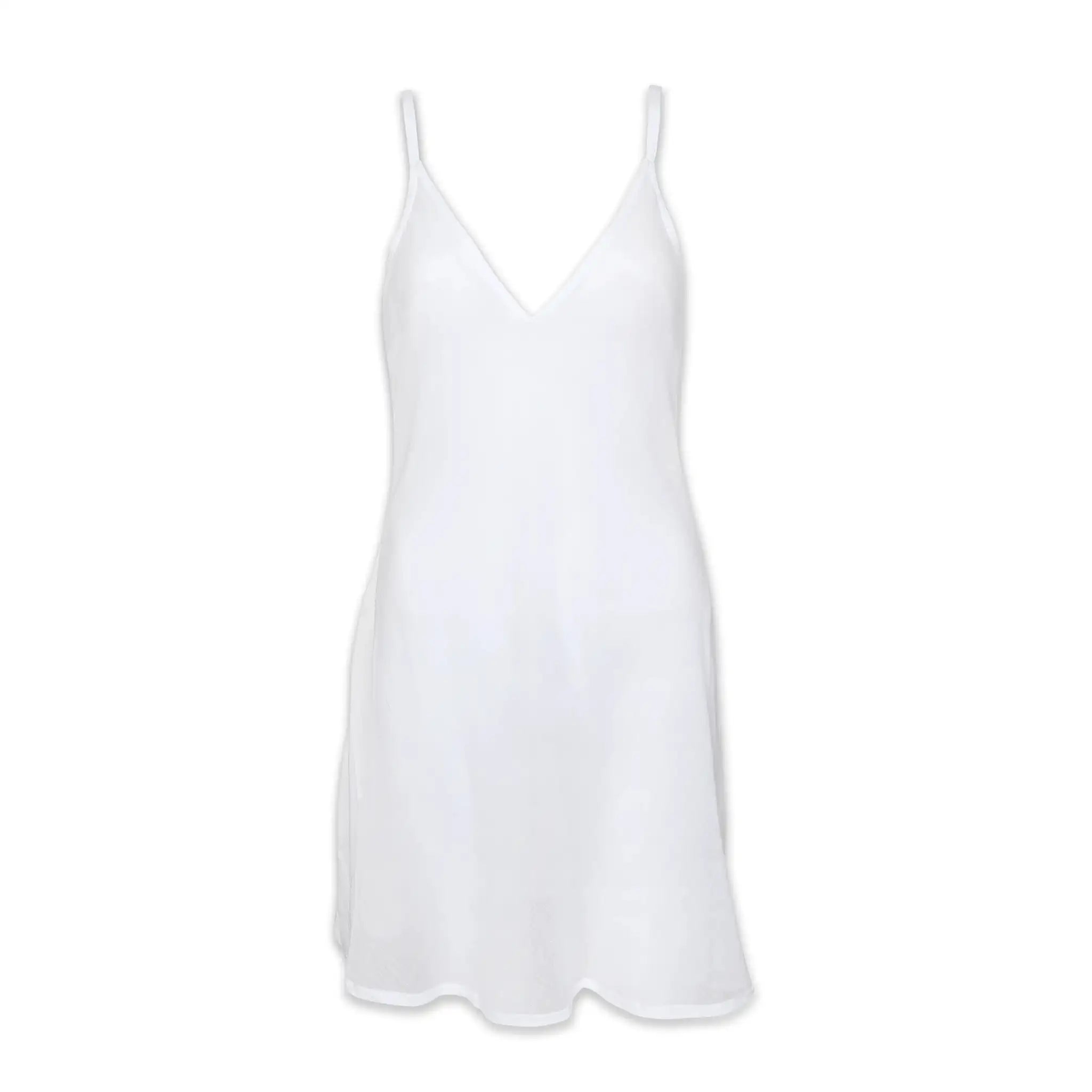 Helen Jon - V-Neck Slip Dress - White