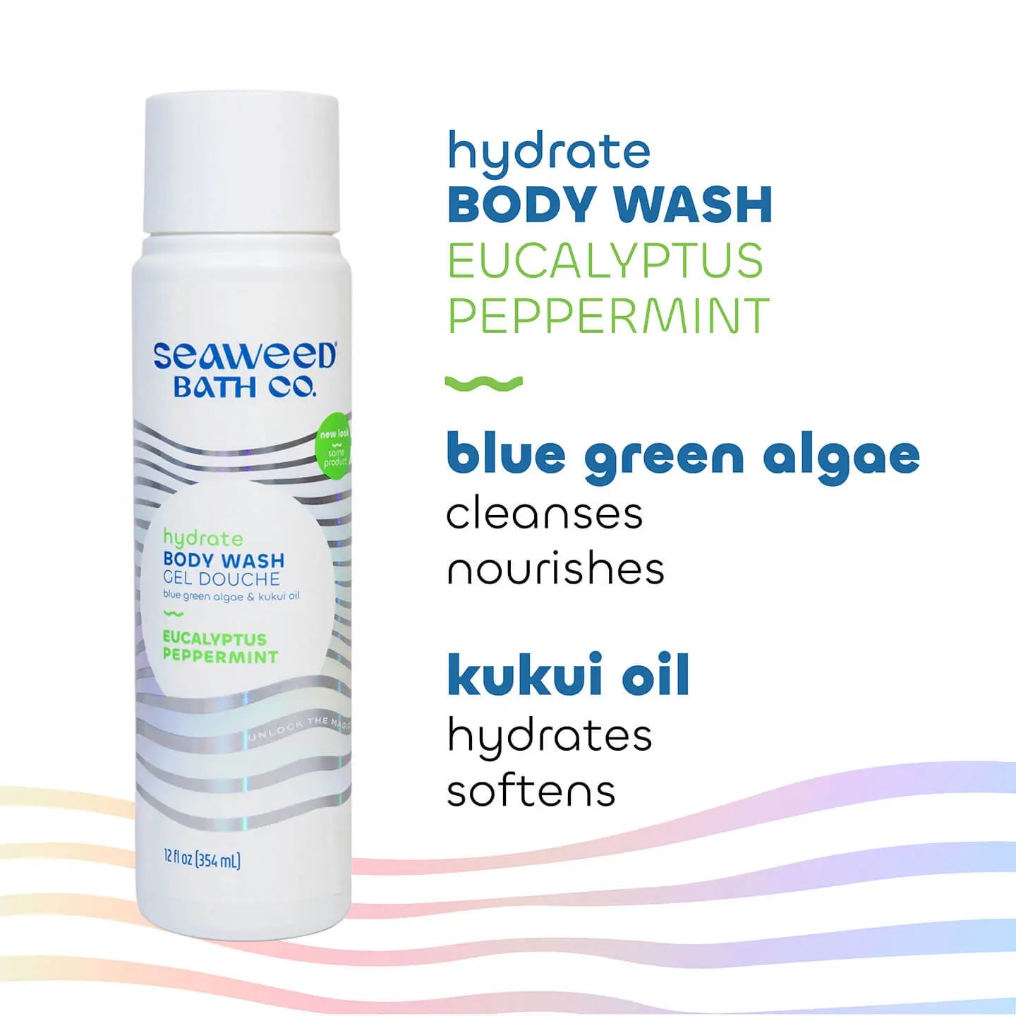 Seaweed Bath Co Hydrate Body Wash Eucalyptus Peppermint