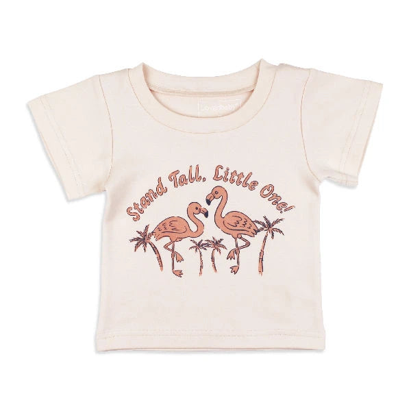 LovedBaby Boxy Tee Flamingo