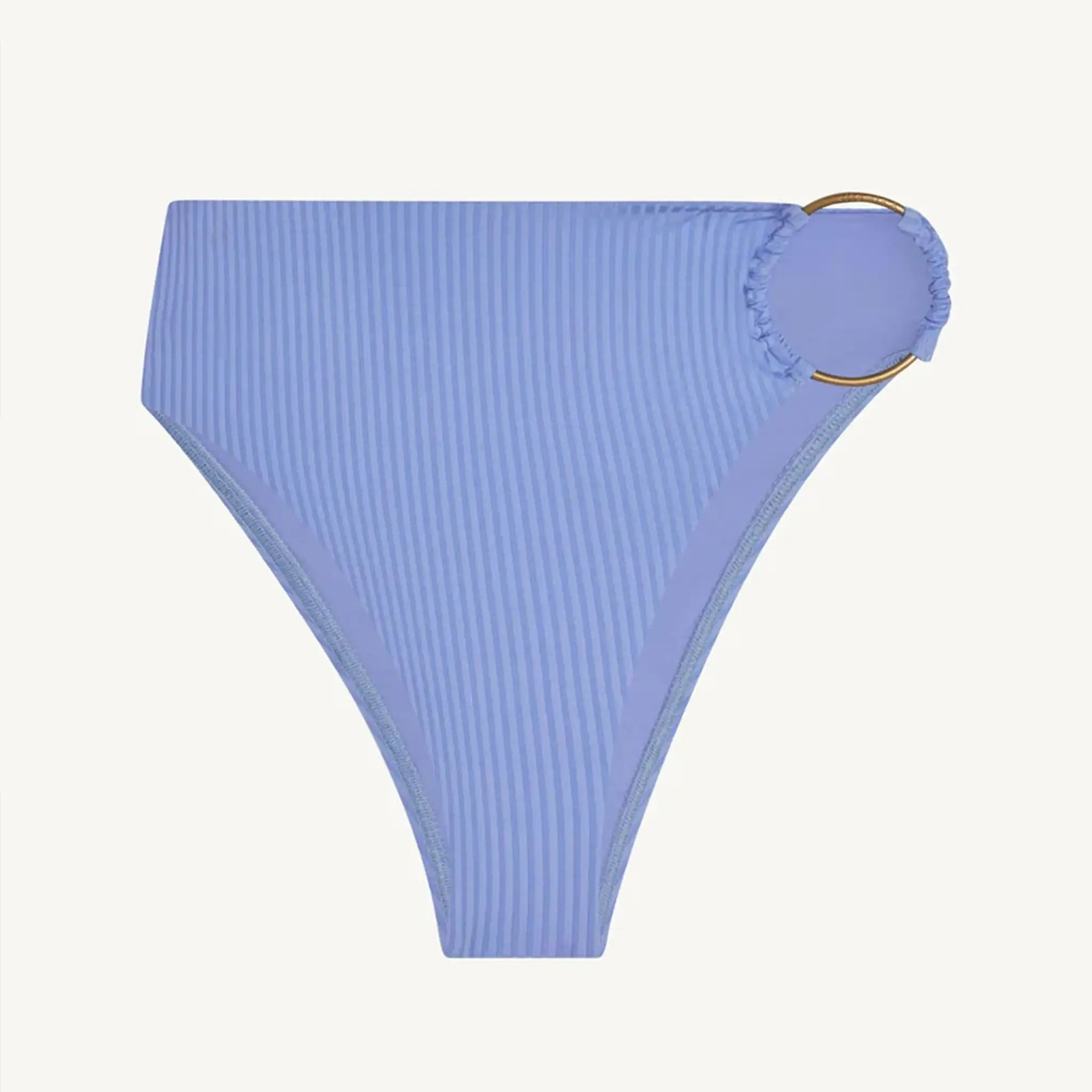 Vitamin A Lolita High Waist Bikini Bottom in Skyflower