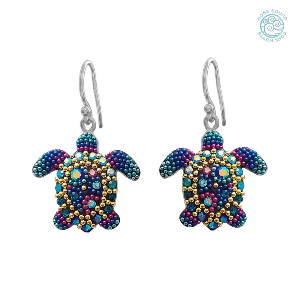 Mosaico Earrings - Turtle - Hooks