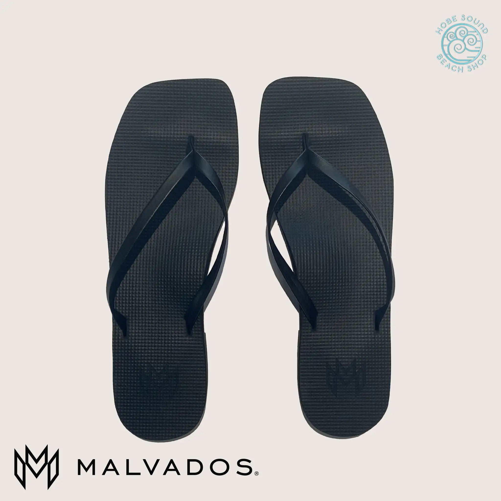 Malvados Lola Noir Slides Top view
