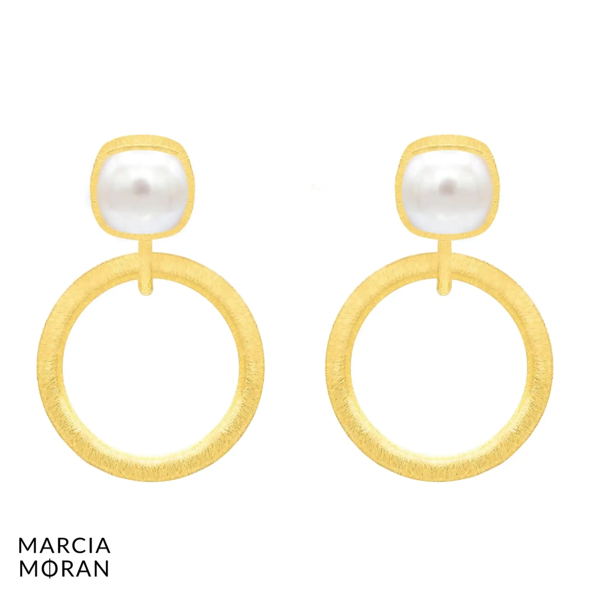 Marcia Moran Aneira Pearl Earrings