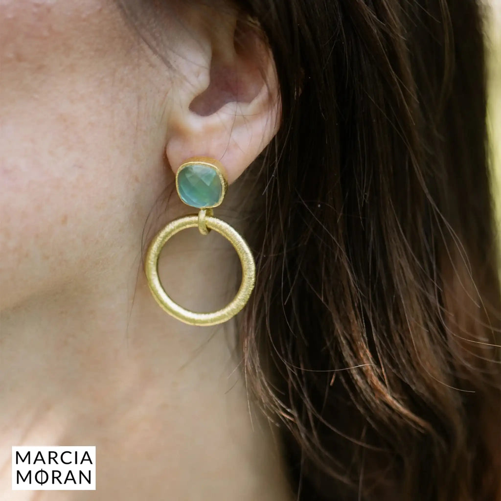 Marcia Moran Aneira Earrings on Model