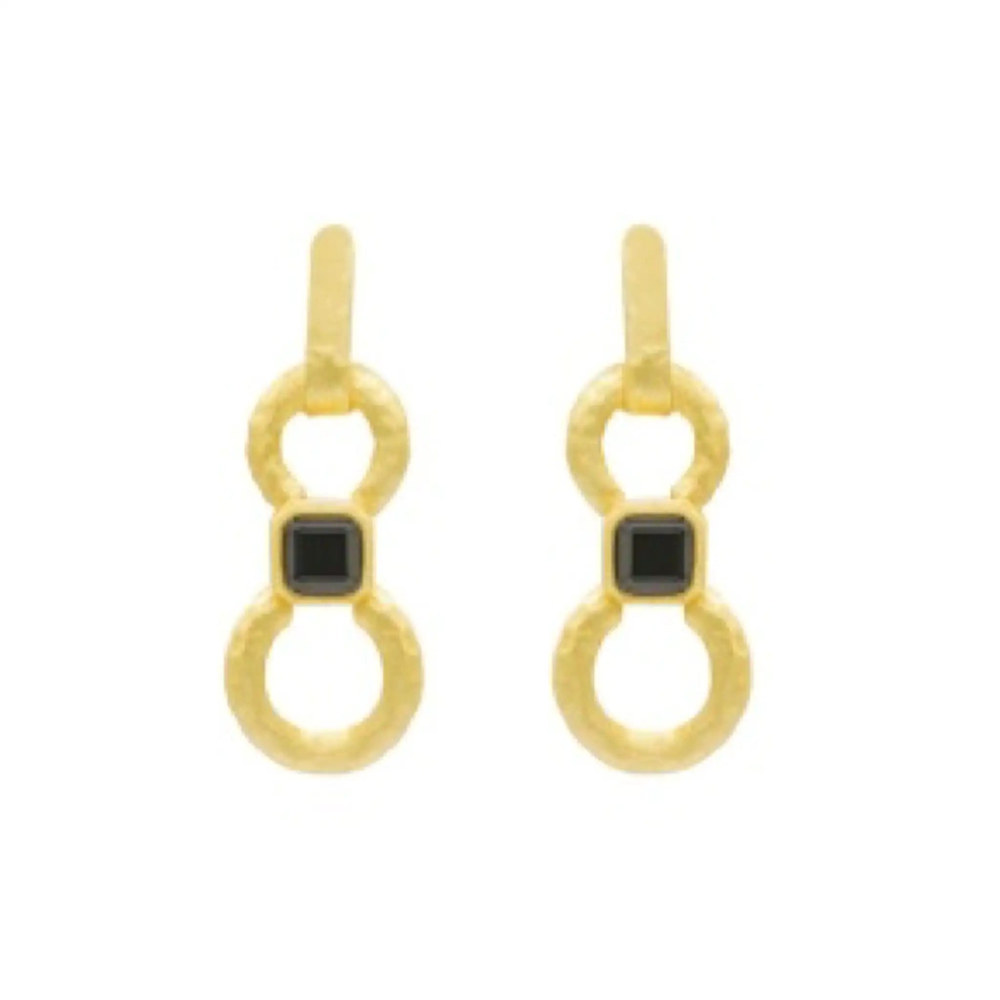 Marcia Moran Doria Earrings in Pyrite.