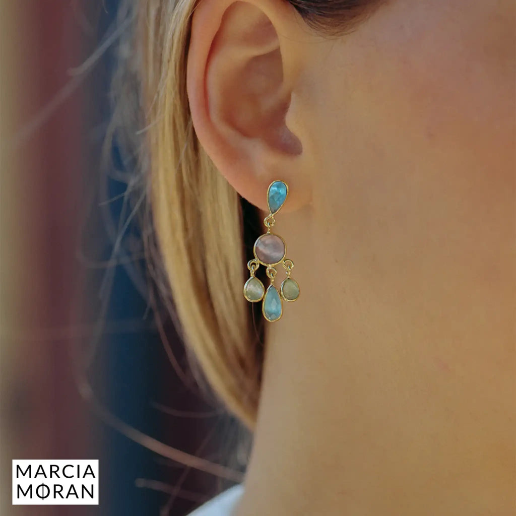 Marcia Moran Enzo Earrings on Model