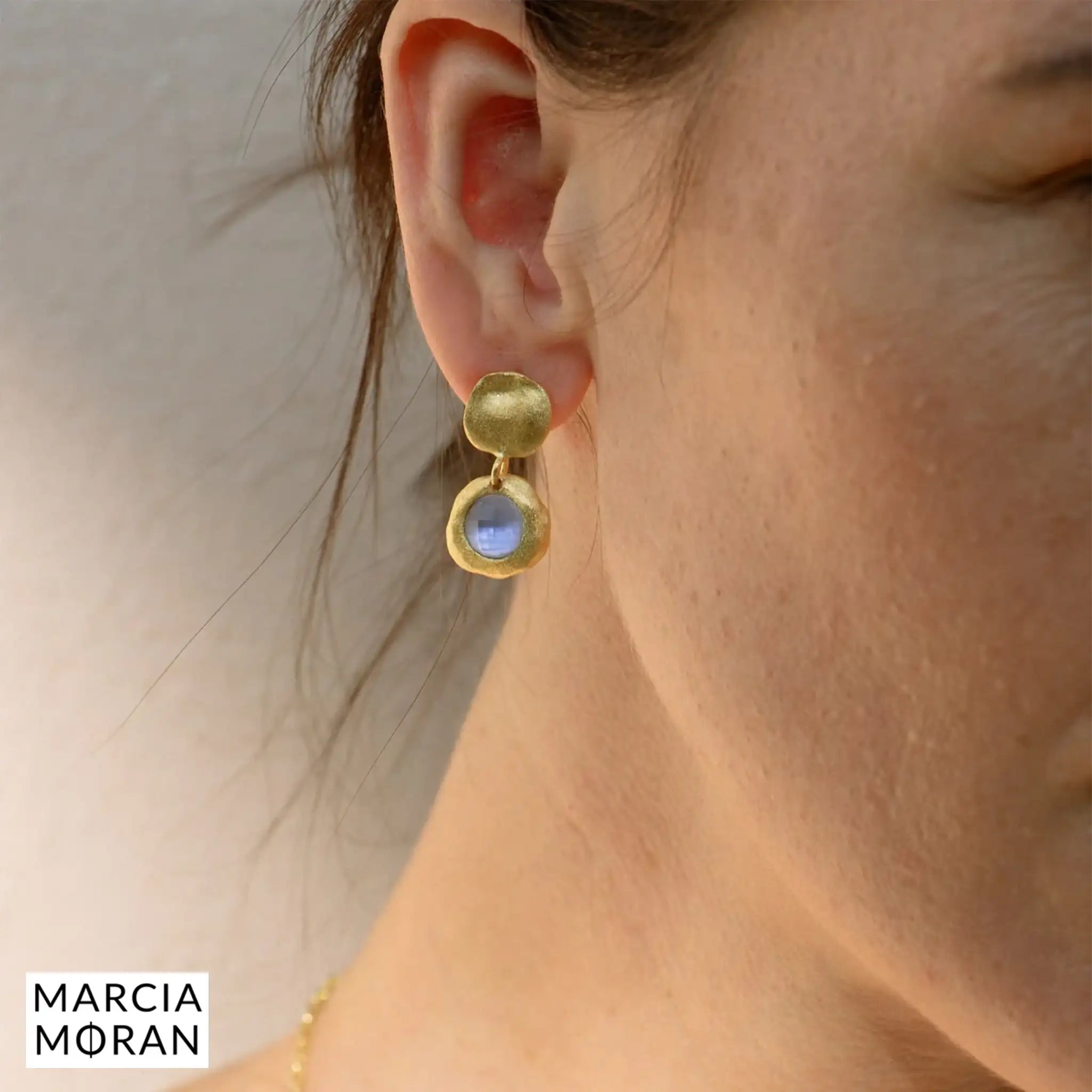 Marcia Moran Siera Earrings on a Model