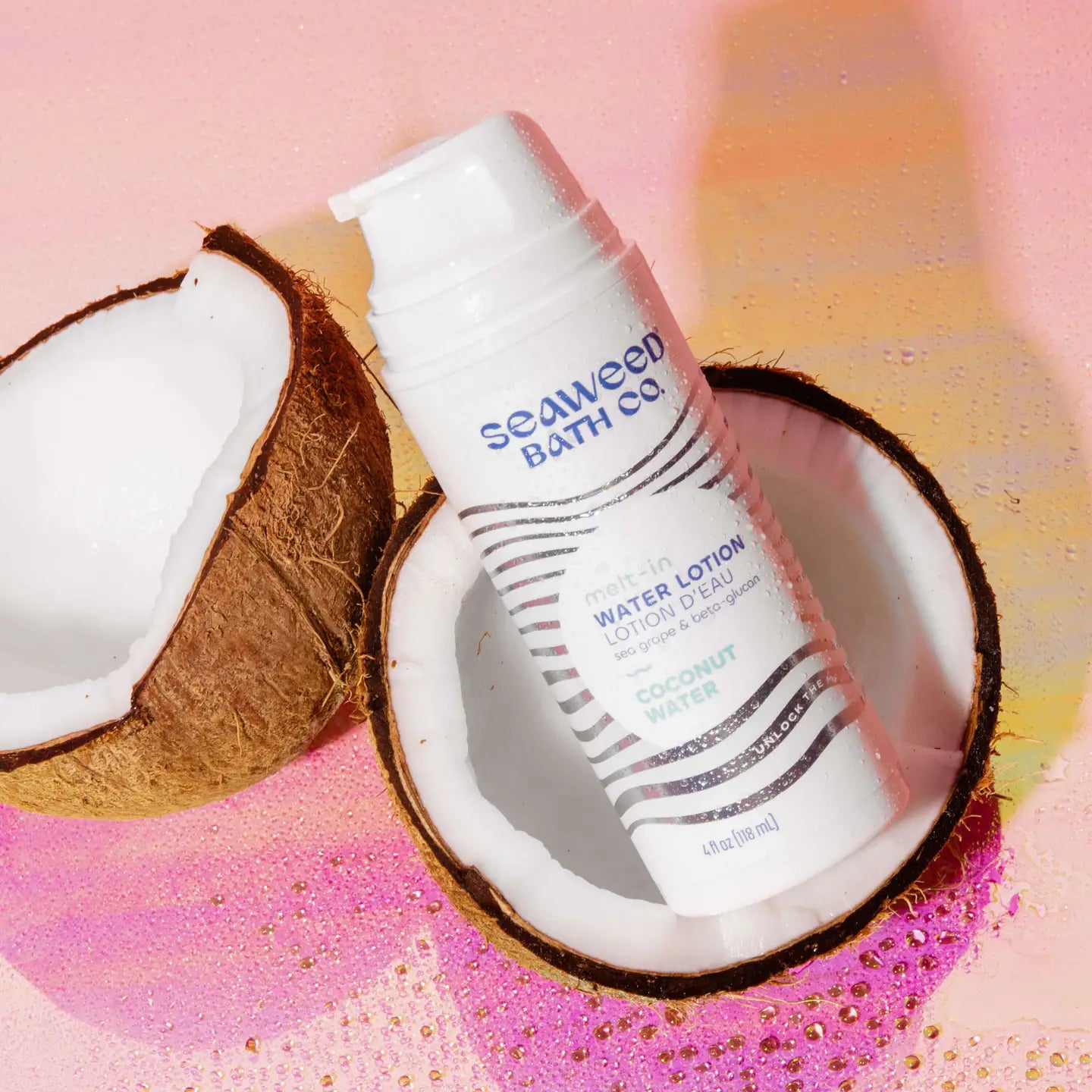 Seaweed Bath Co Melt-In Water Lotion coconut