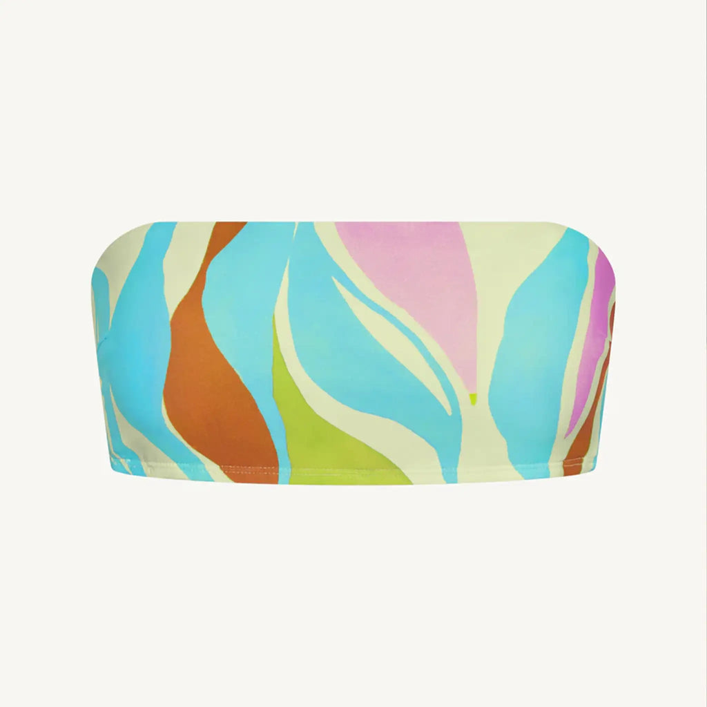Vitamin A Nala Bandeau Top - Coast Colorblock