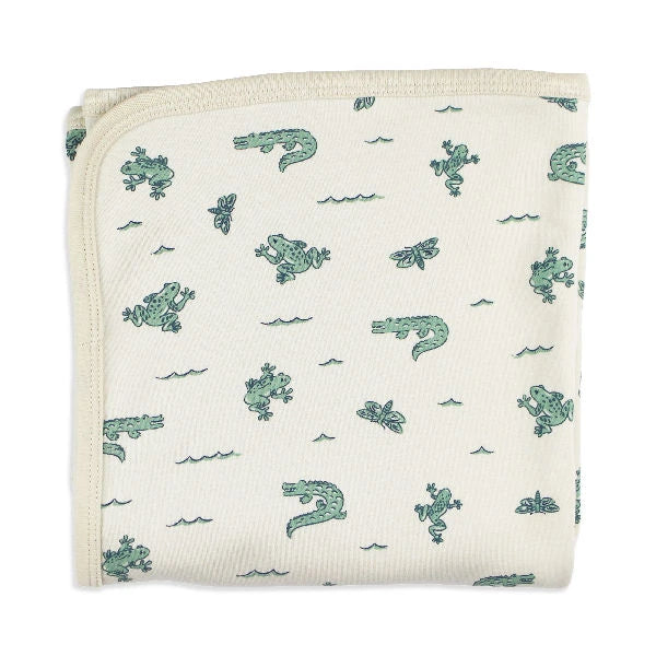 LovedBaby Organic Blanket Alligator