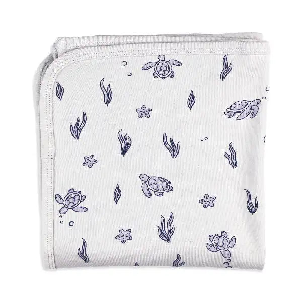 LovedBaby Organic Blanket Sea Turtle