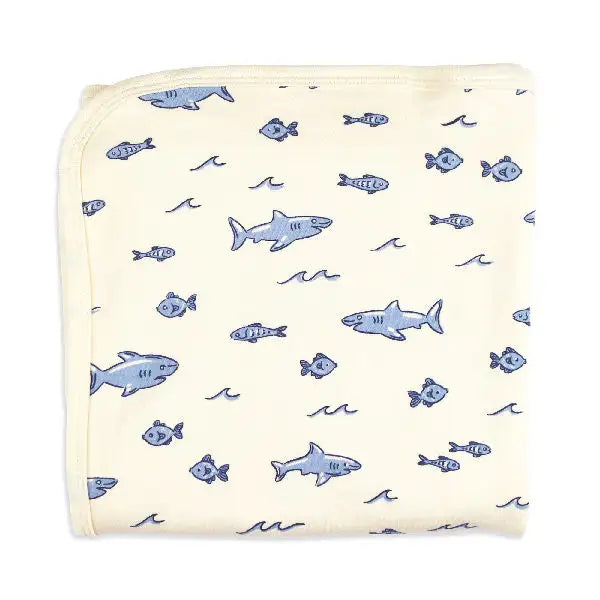 LovedBaby Organic Blanket Shark