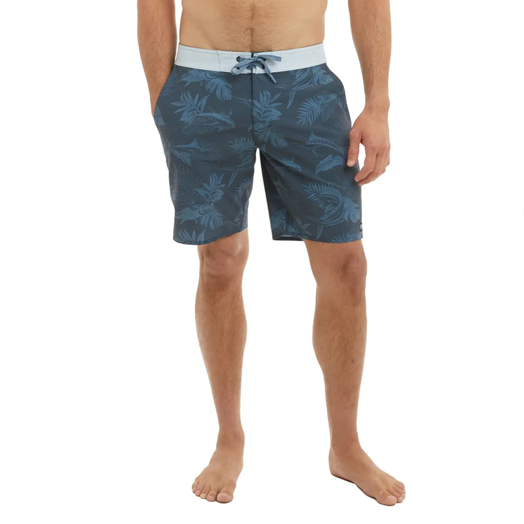 Pelagic - Ledge Boardshorts 18" - Tropic Slam - Dark Navy