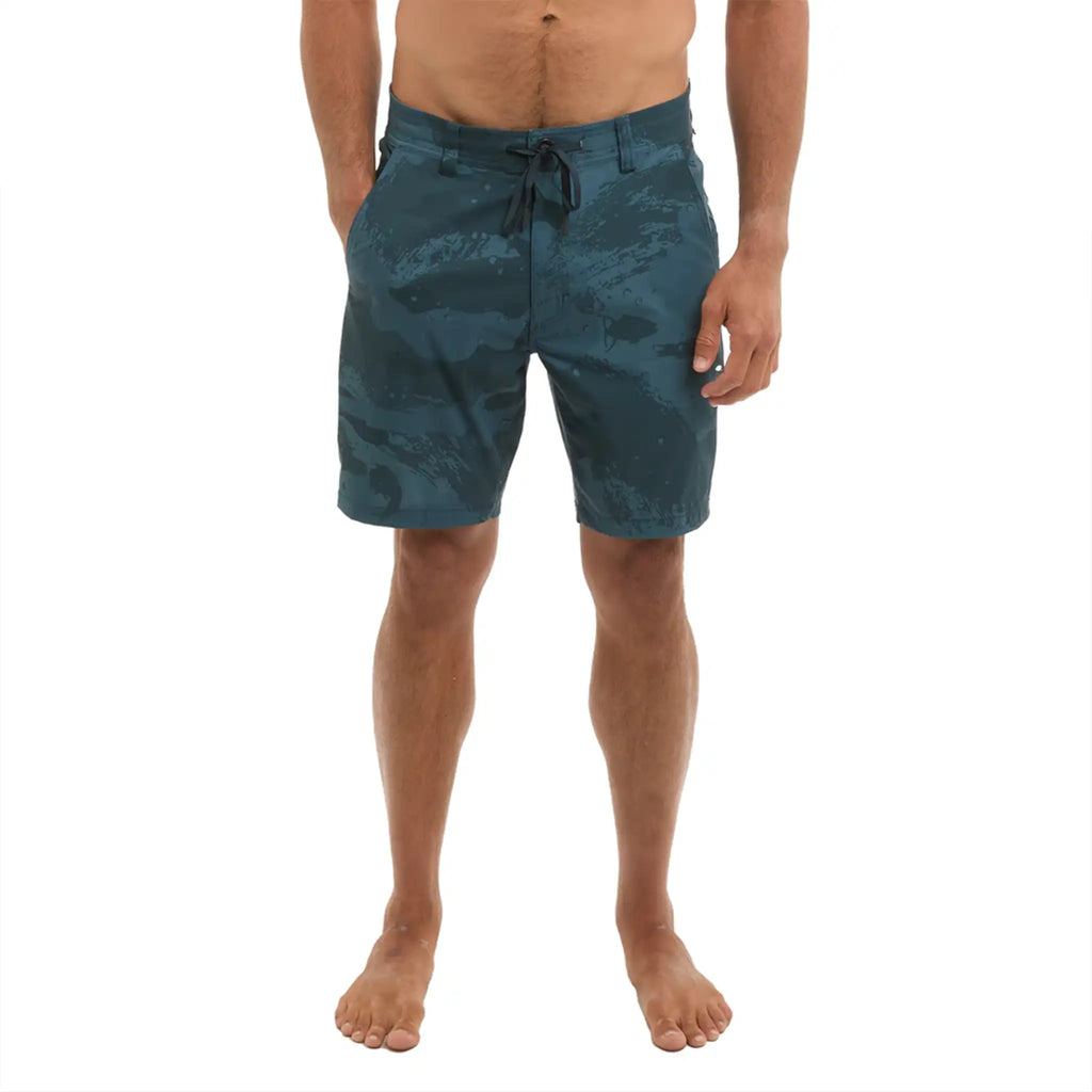 Pelagic - Flyline Hybrid Shorts 19" - Brush Camo Dark Navy