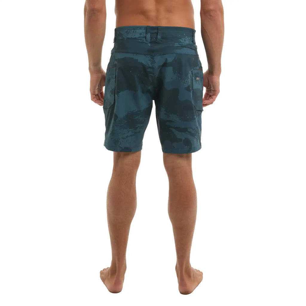 Pelagic - Flyline Hybrid Shorts 19" - Brush Camo Dark Navy