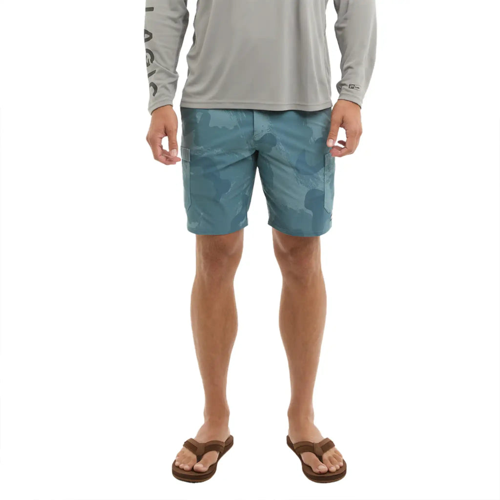 Pelagic - Madeira Cargo Hybrid Shorts 20" - Petrol