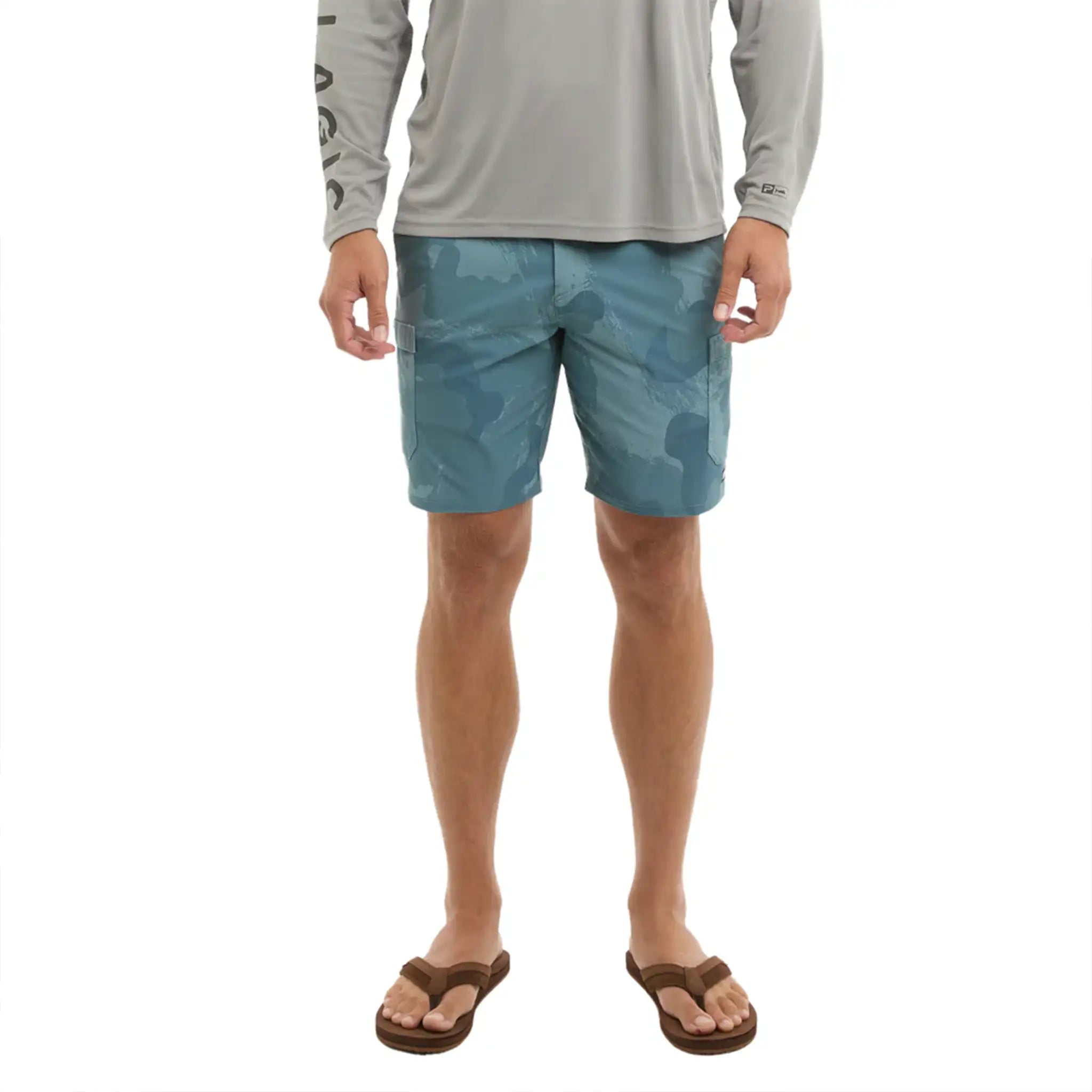 Pelagic - Madeira Cargo Hybrid Shorts 20" - Petrol