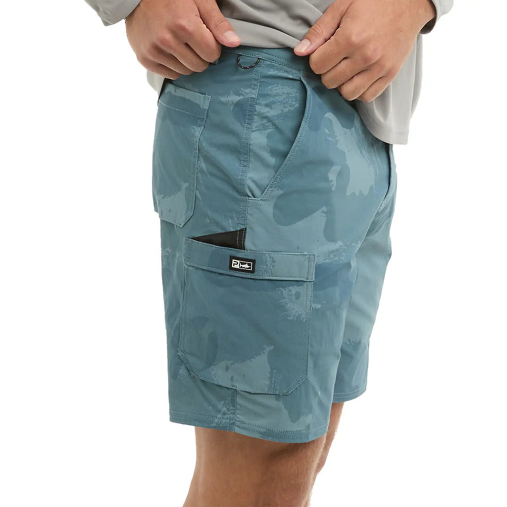 Pelagic - Madeira Cargo Hybrid Shorts 20" - Petrol