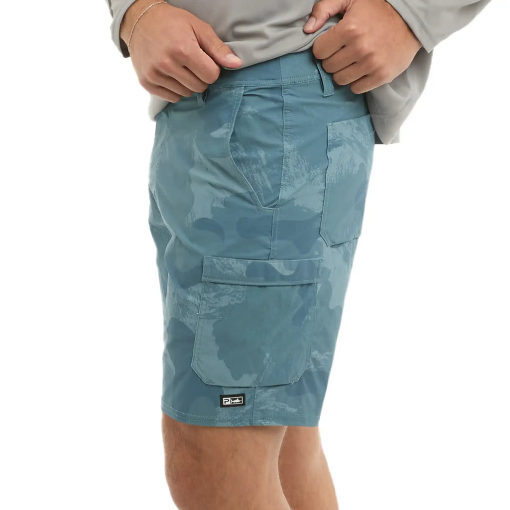 Pelagic - Madeira Cargo Hybrid Shorts 20" - Petrol