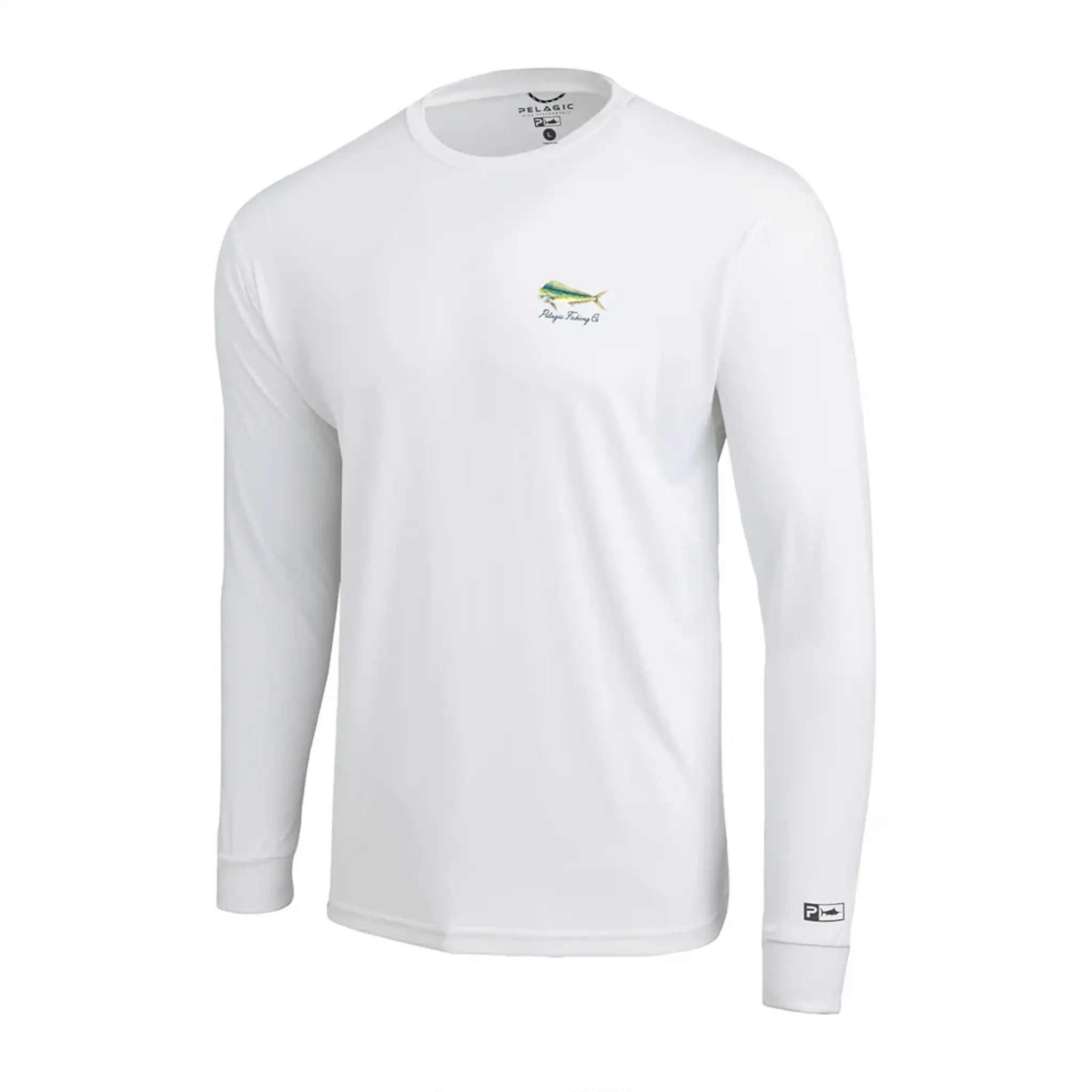 Pelagic - Aquatek Fishing Shirt - Goione Mahi - White
