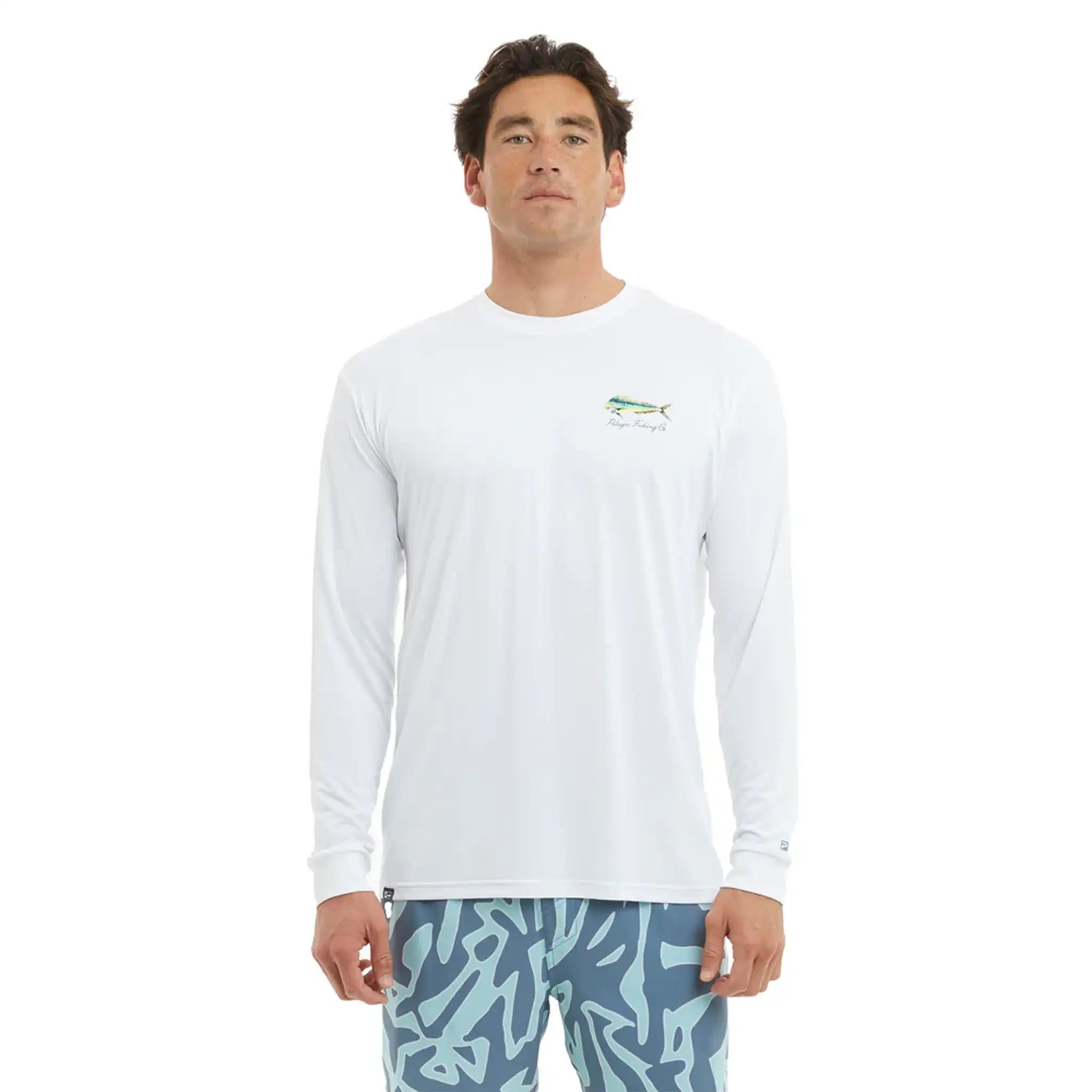 Pelagic - Aquatek Fishing Shirt - Goione Mahi - White