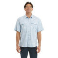 Pelagic - Keys Sporty Short Sleeve Fishing Shirt - Blue Fog