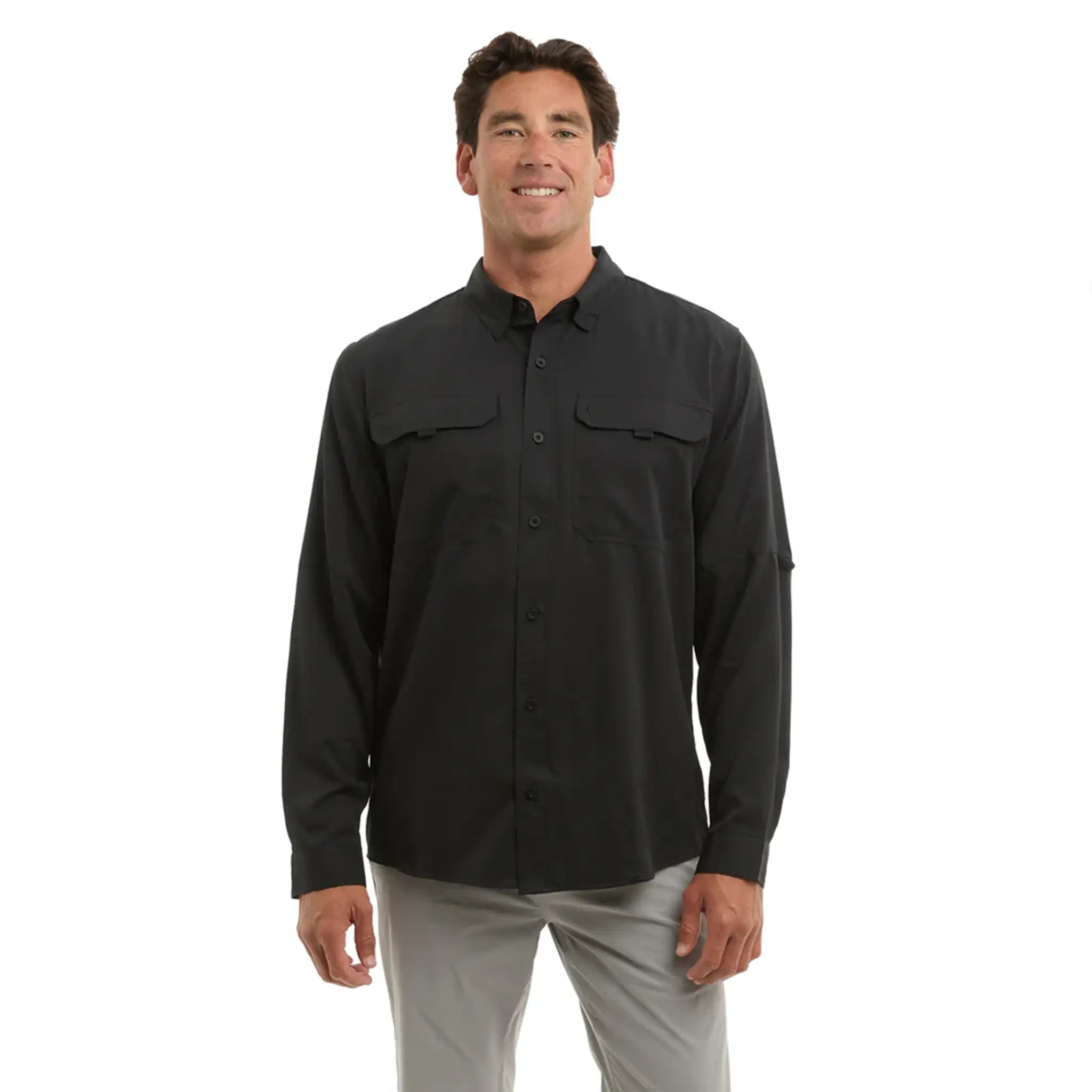 Pelagic - Keys Long Sleeve Fishing Shirt - Black